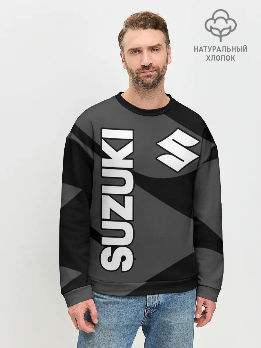 Мужской свитшот базовый / SUZUKI