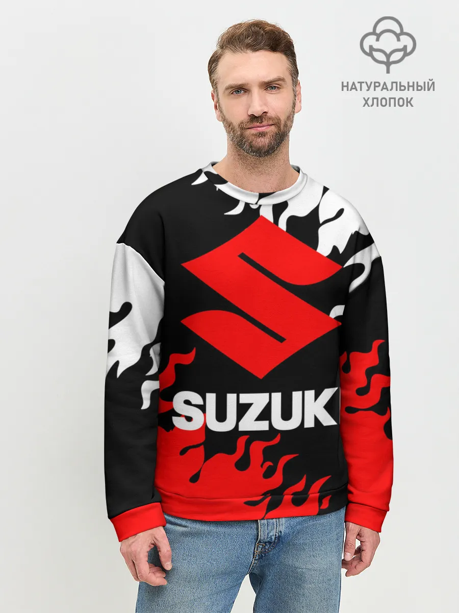 Мужской свитшот базовый / SUZUKI