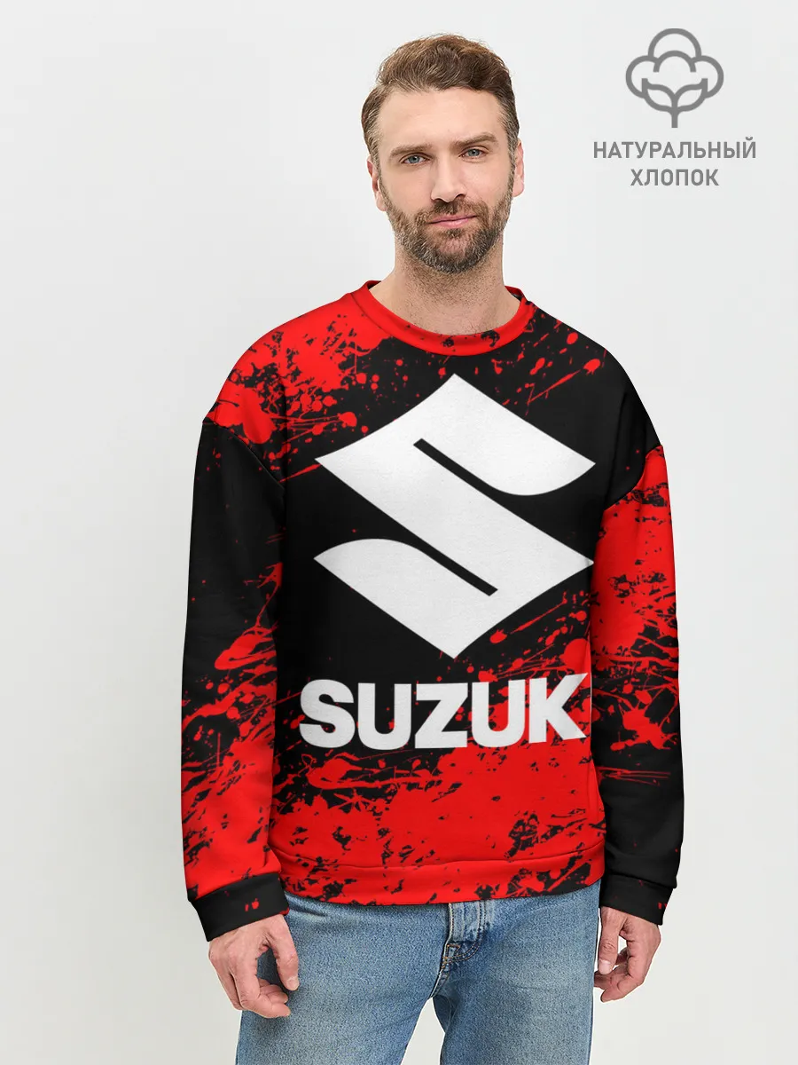 Мужской свитшот базовый / SUZUKI