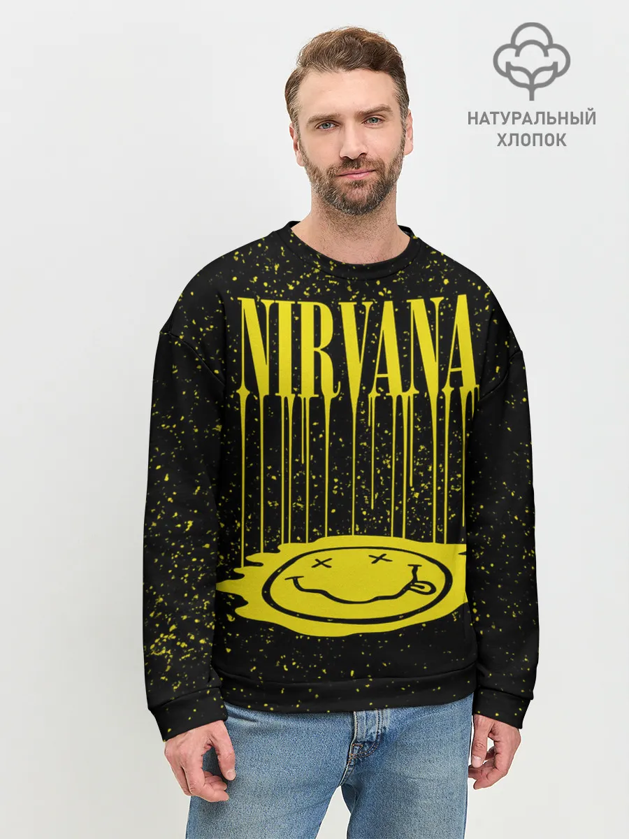 Мужской свитшот базовый / Nirvana
