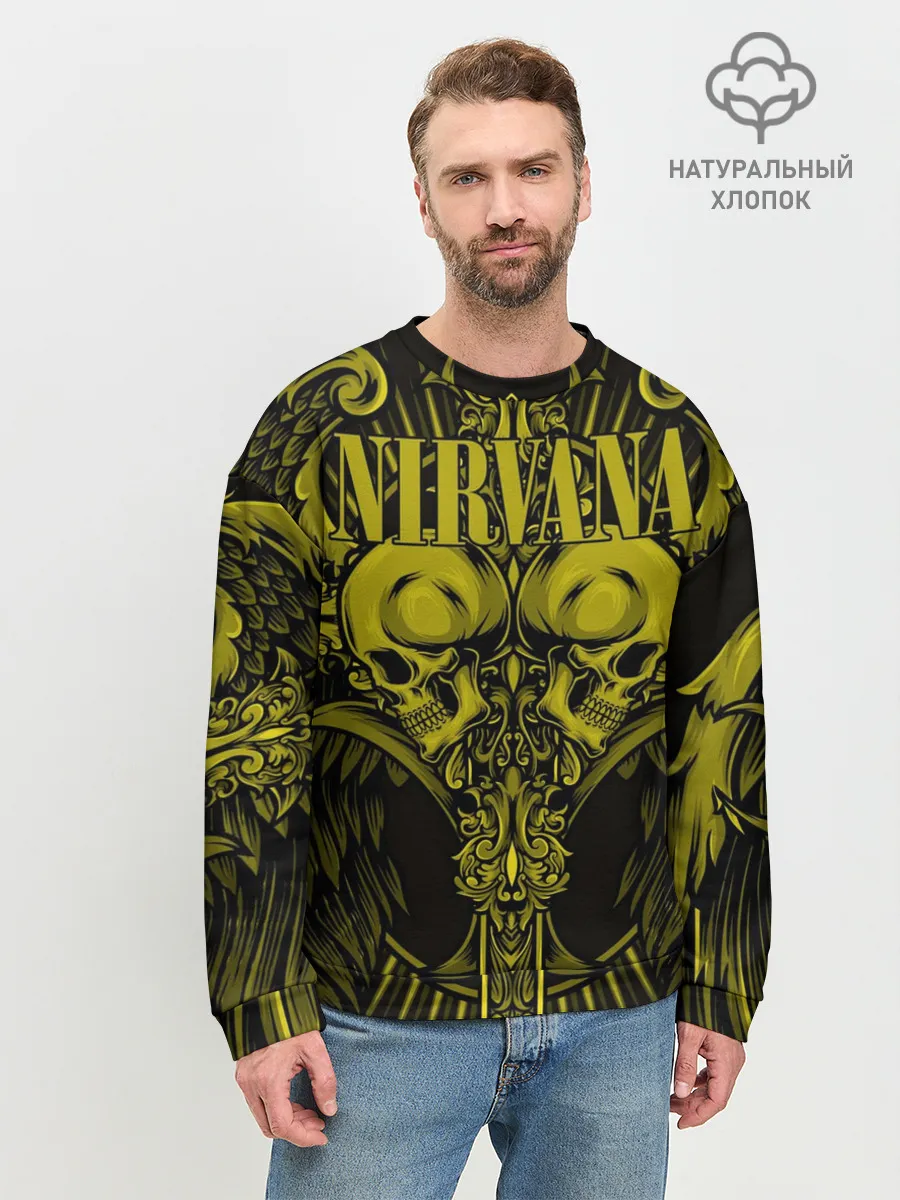 Мужской свитшот базовый / Nirvana