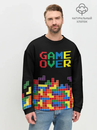 Мужской свитшот базовый / ТЕТРИС