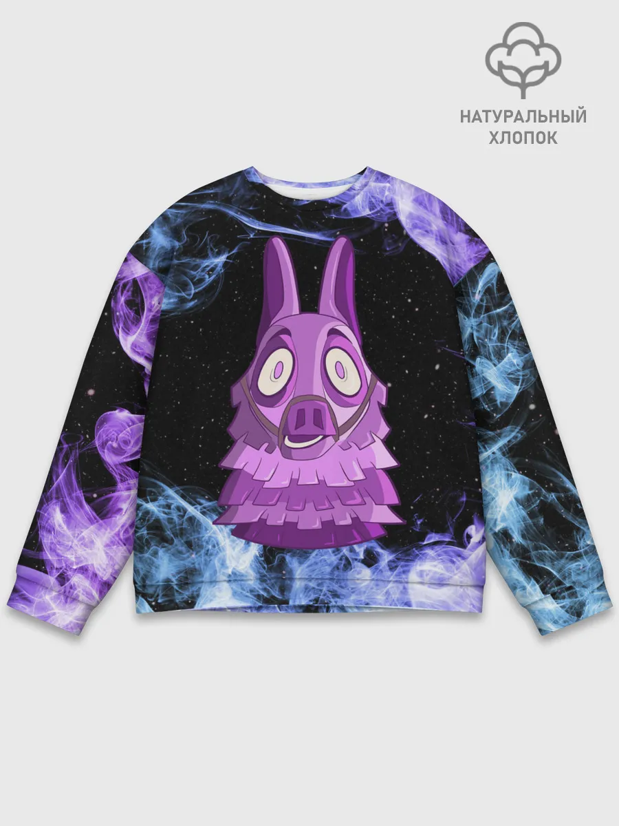 Мужской свитшот базовый / Lama Fortnite