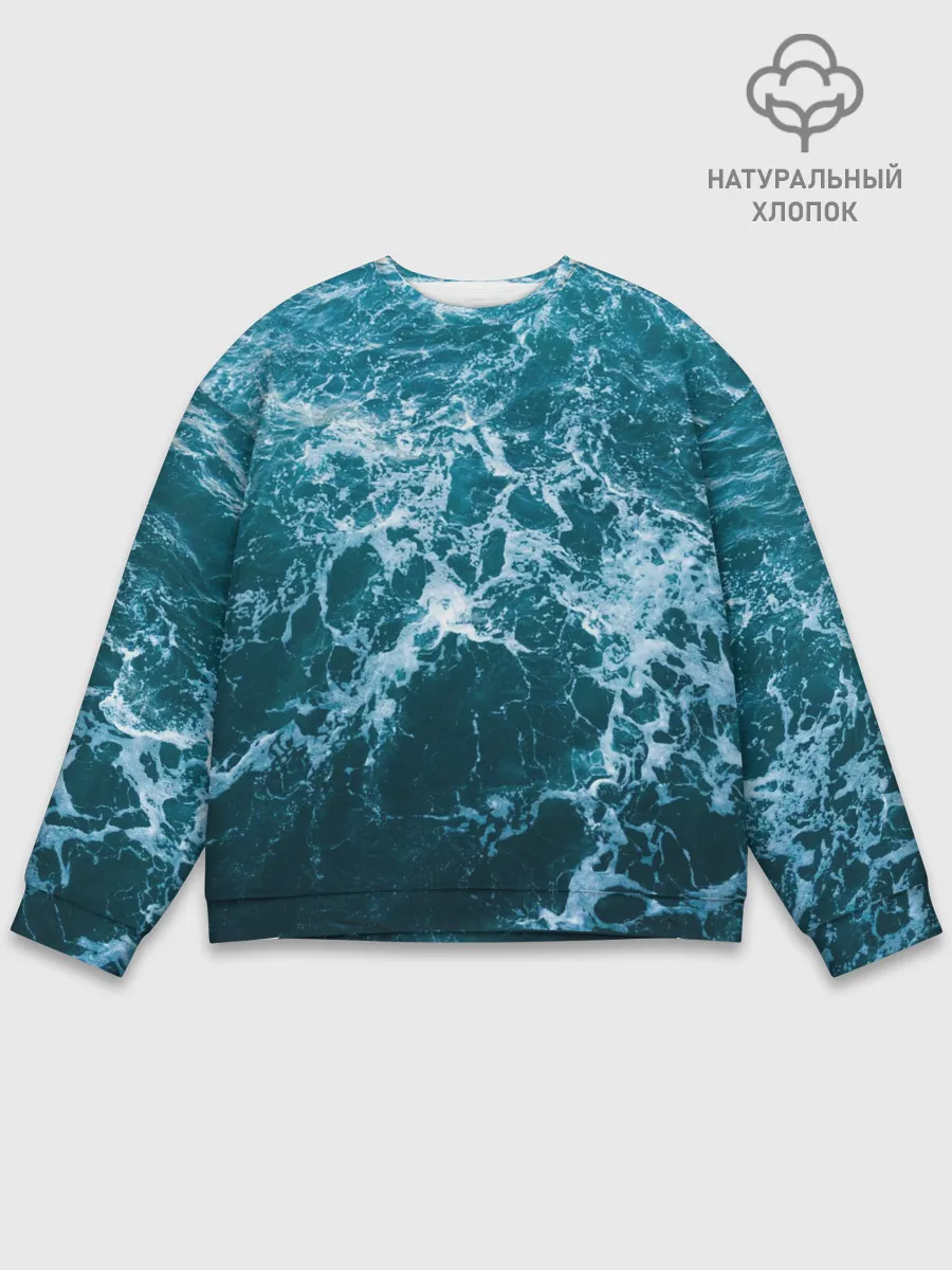 Мужской свитшот базовый / Водная гладь