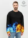 Мужской свитшот базовый / БИТВА ОГНЕЙ