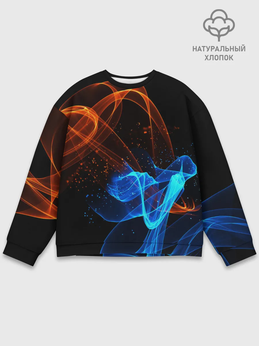 Мужской свитшот базовый / БИТВА ОГНЕЙ