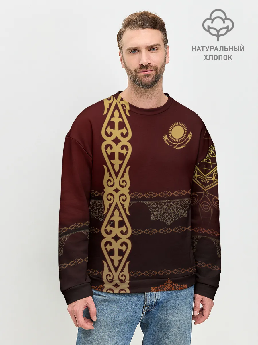 Мужской свитшот базовый / Форма Казахстан