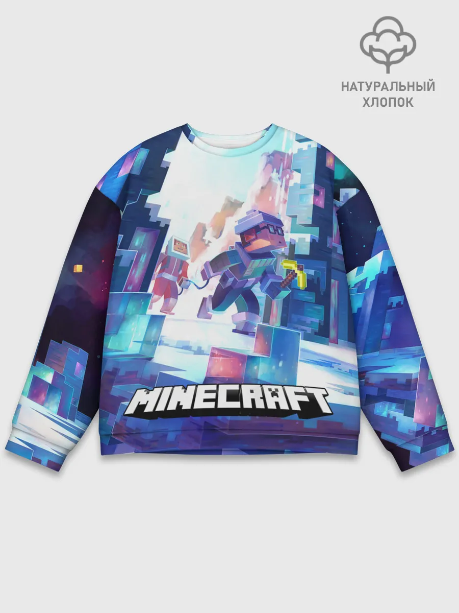 Мужской свитшот базовый / Майнкрафт