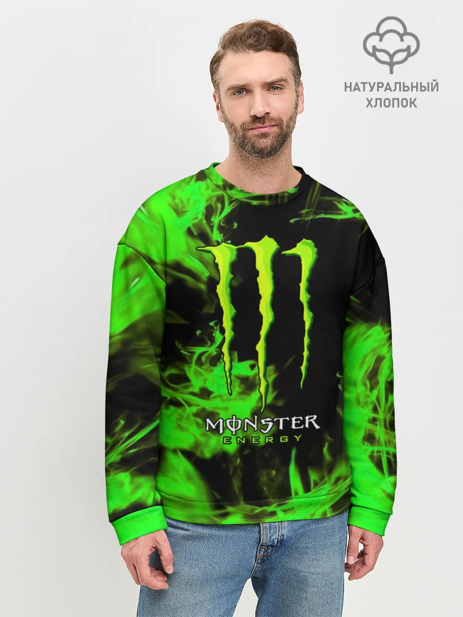 Мужской свитшот базовый / MONSTER ENERGY