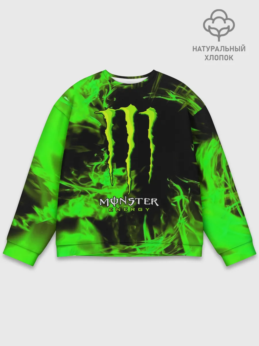Мужской свитшот базовый / MONSTER ENERGY