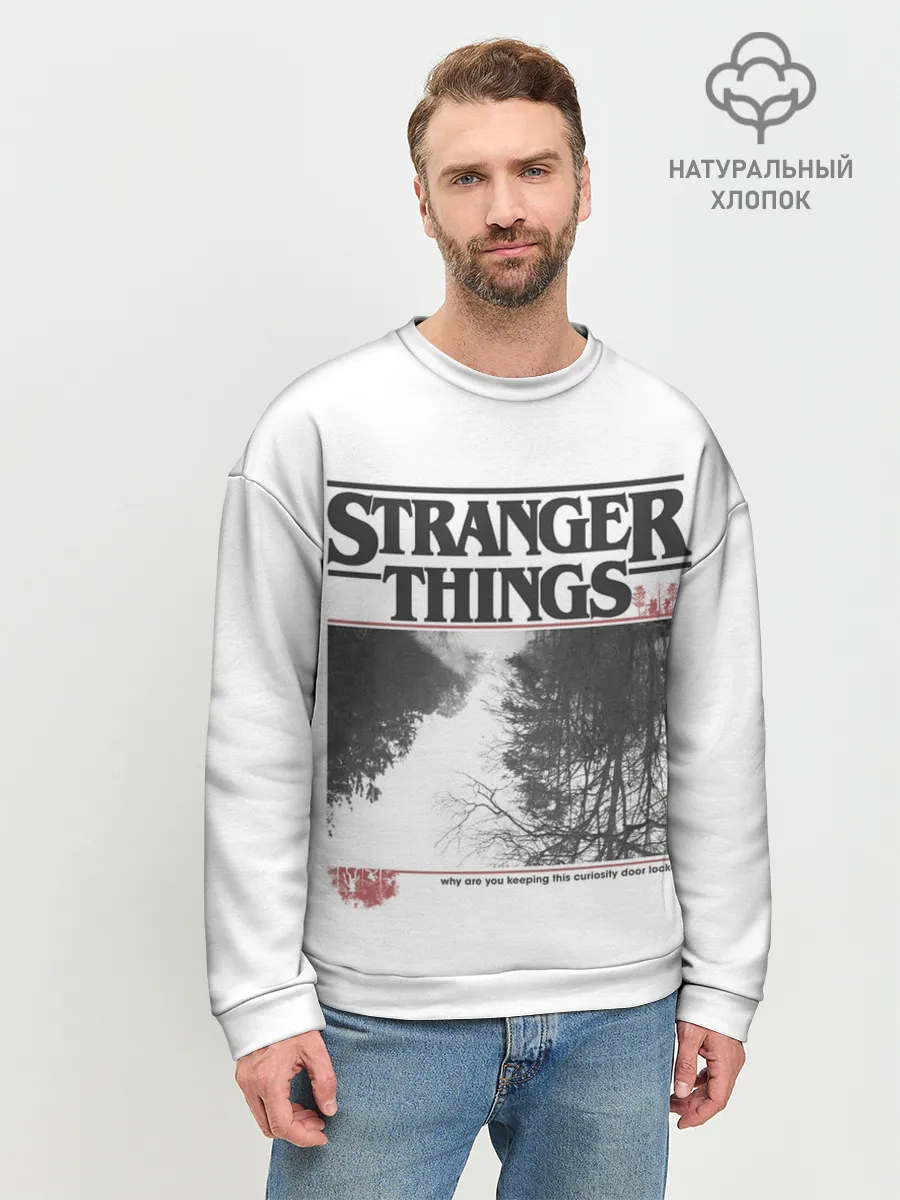 Мужской свитшот базовый / Очень Странные Дела