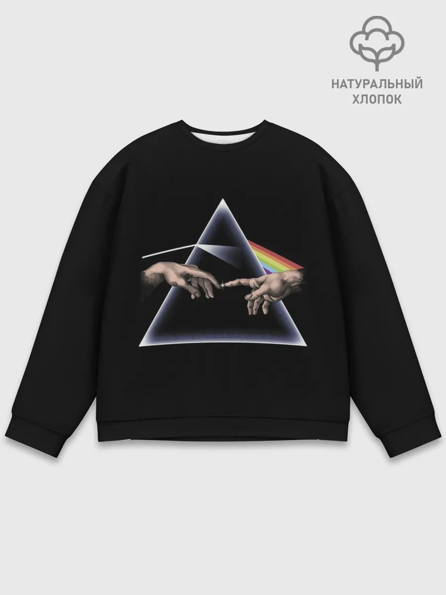 Мужской свитшот базовый / The Creation of Adam