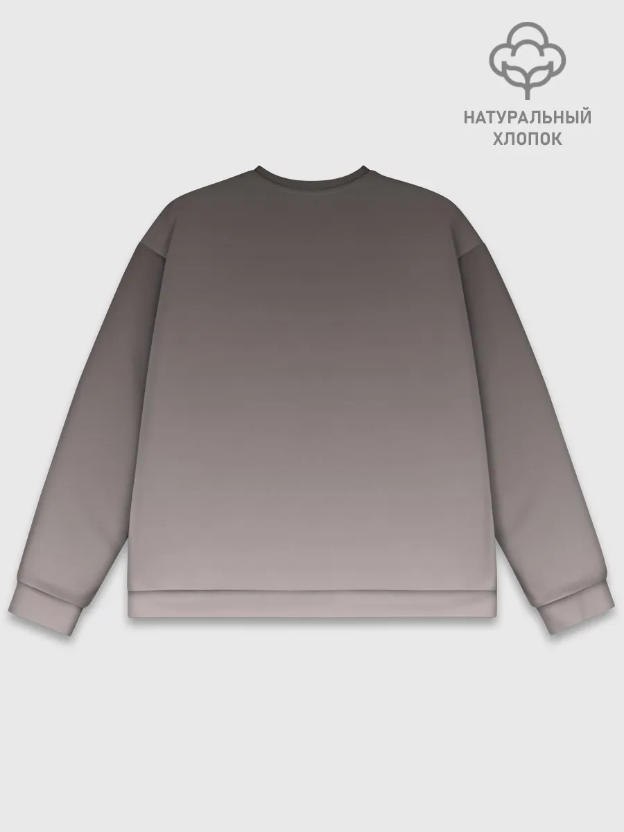 Мужской свитшот базовый / Чуя Накахара на мотоцикле взрыв