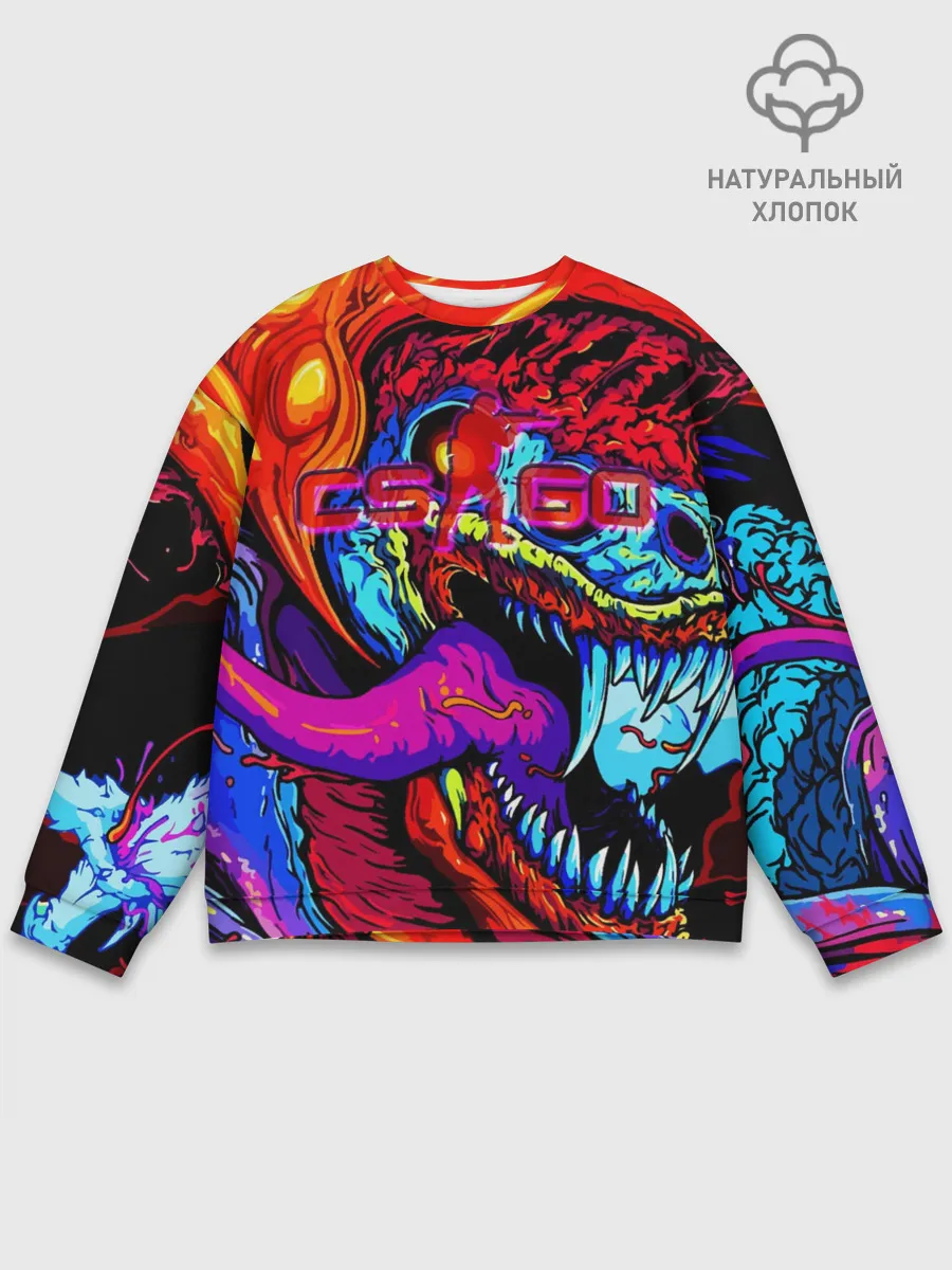 Мужской свитшот базовый / HYPER BEAST | CS GO