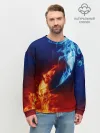 Мужской свитшот базовый / БИТВА ОГНЕЙ