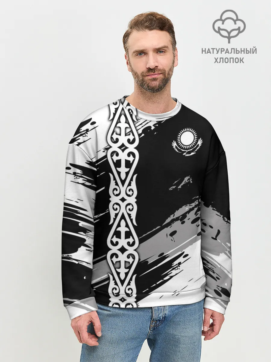 Мужской свитшот базовый / Форма Казахстан