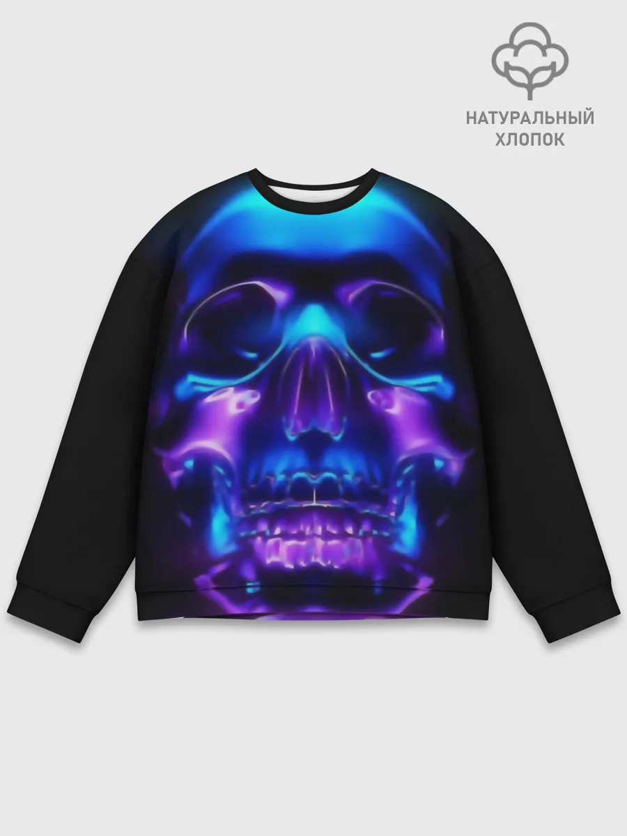 Мужской свитшот базовый / Череп