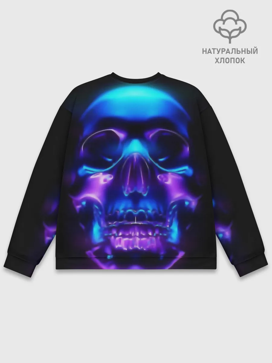 Мужской свитшот базовый / Череп