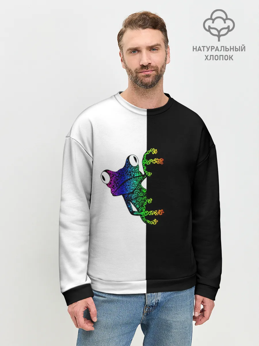 Мужской свитшот базовый / Лягуха