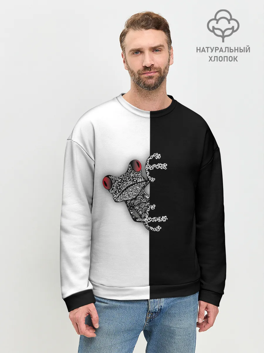 Мужской свитшот базовый / Лягуха