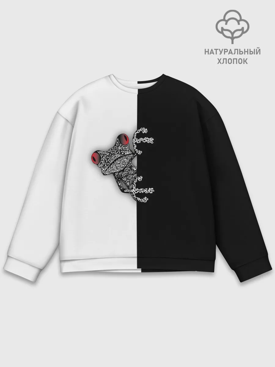 Мужской свитшот базовый / Лягуха