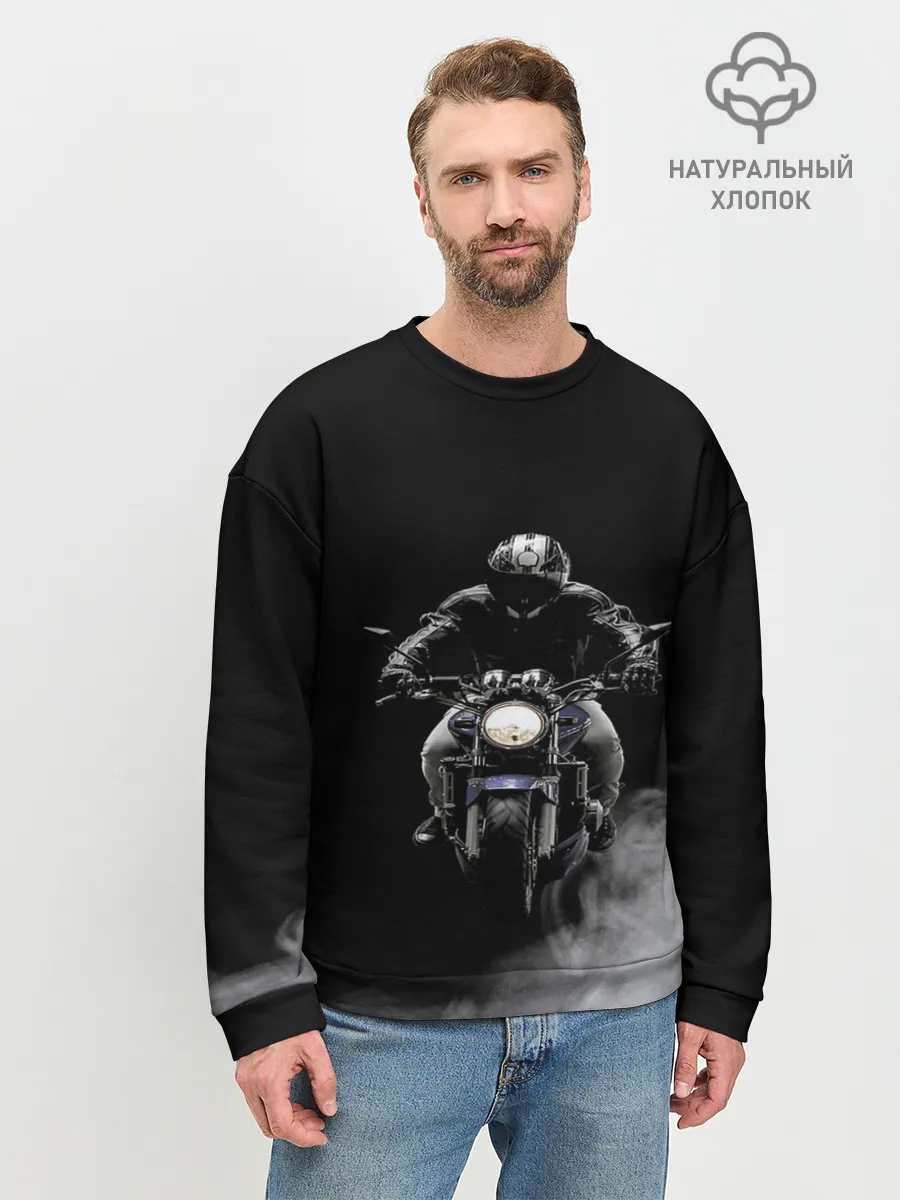 Мужской свитшот базовый / МОТОЦИКЛЫ
