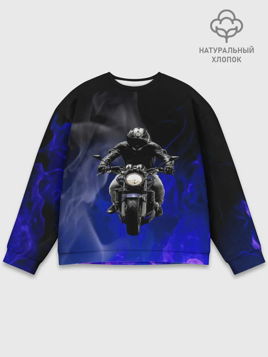 Мужской свитшот базовый / МОТОЦИКЛЫ