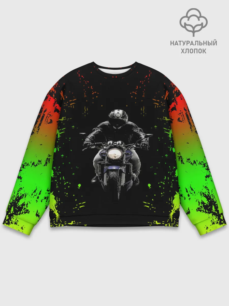Мужской свитшот базовый / МОТОЦИКЛЫ