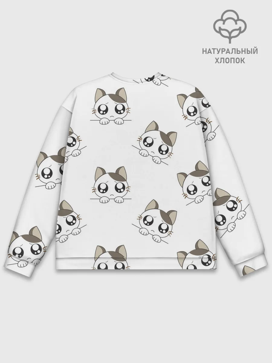 Мужской свитшот базовый / Котята