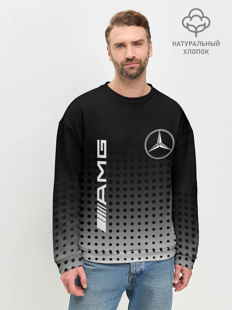 Мужской свитшот базовый / Mercedes-Benz