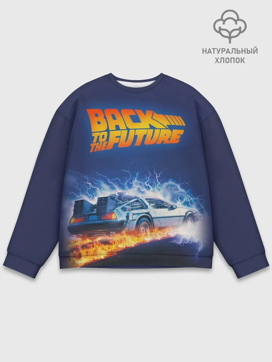 Мужской свитшот базовый / Back to the Future
