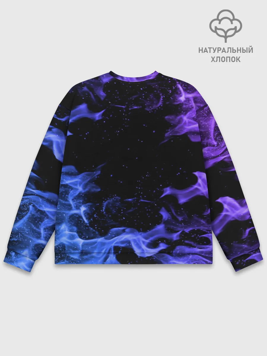 Мужской свитшот базовый / ОГОНЬ