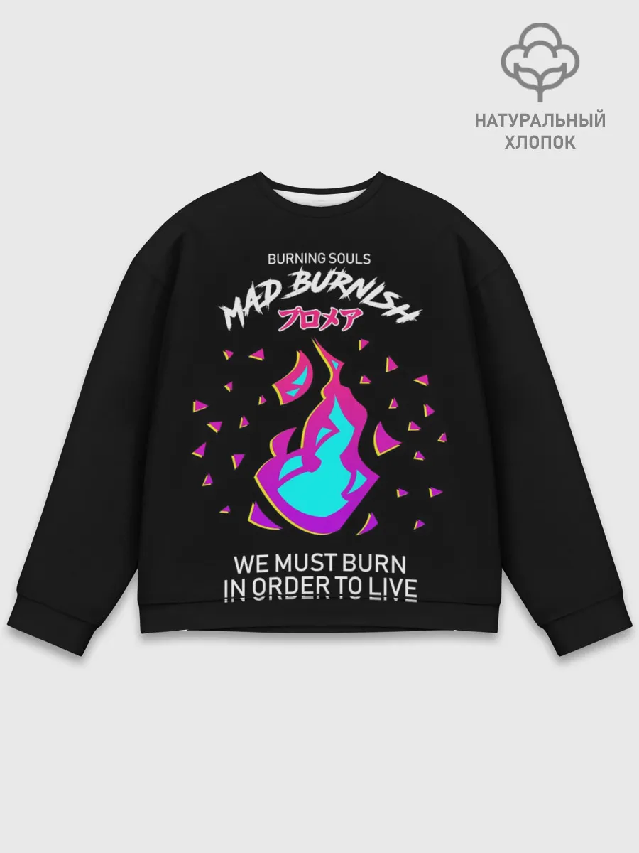 Мужской свитшот базовый / Mad Burnish