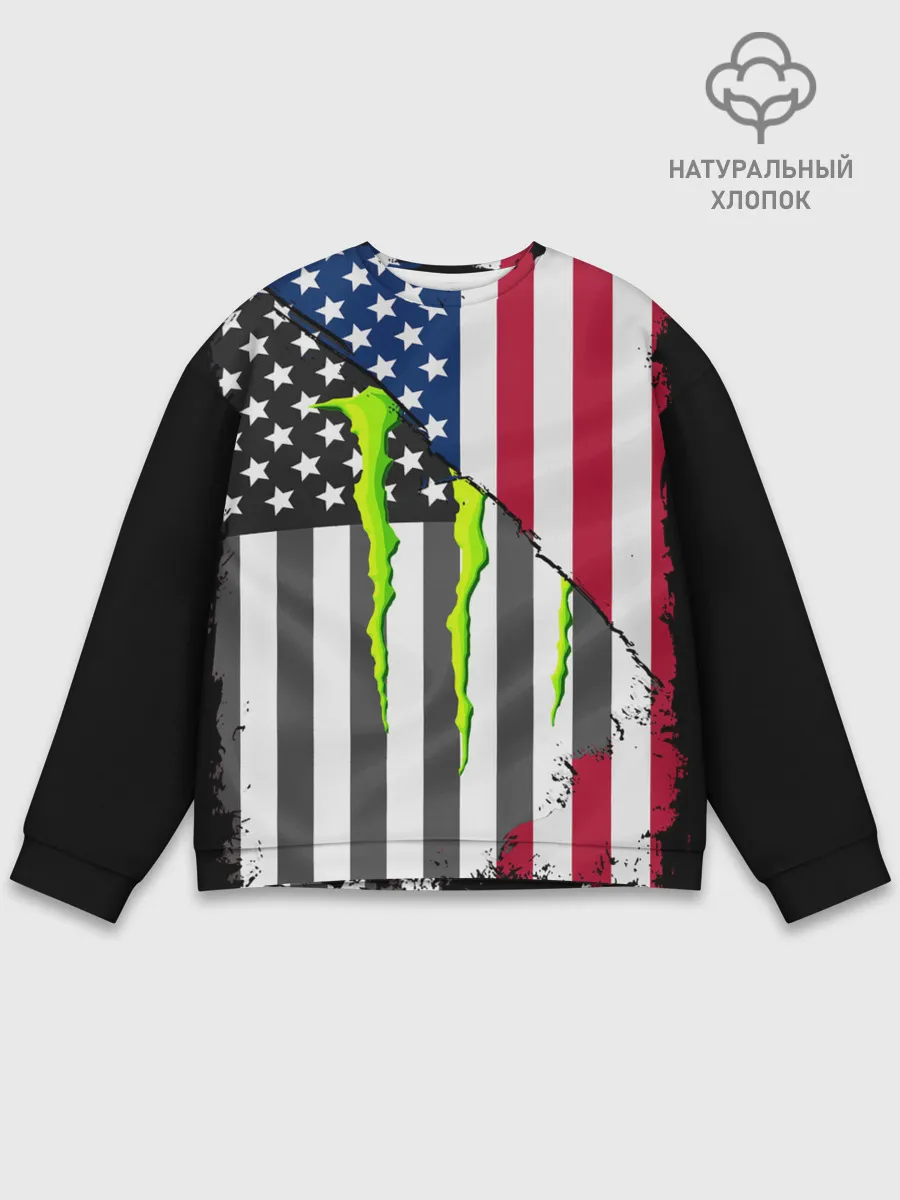 Мужской свитшот базовый / MONSTER ENERGY