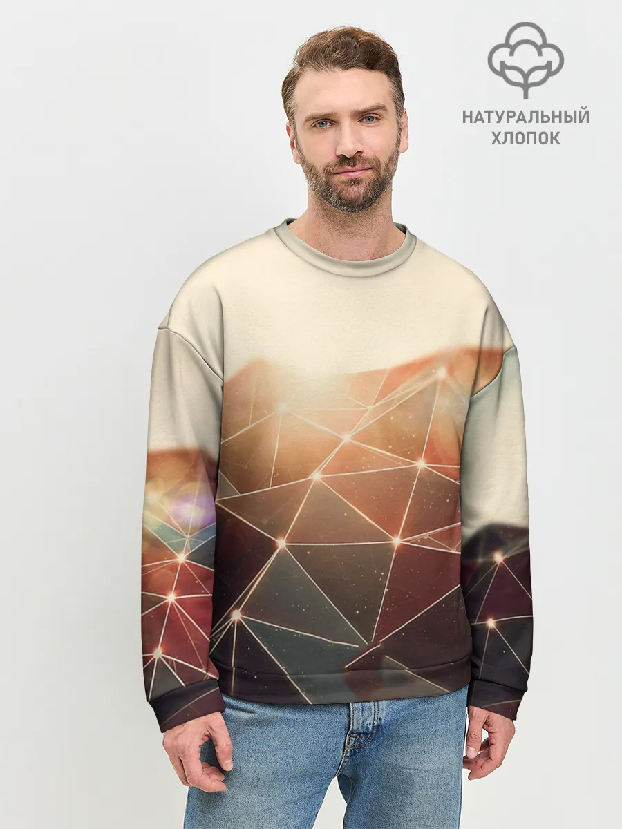 Мужской свитшот базовый / ABSTRACT DIGITAL