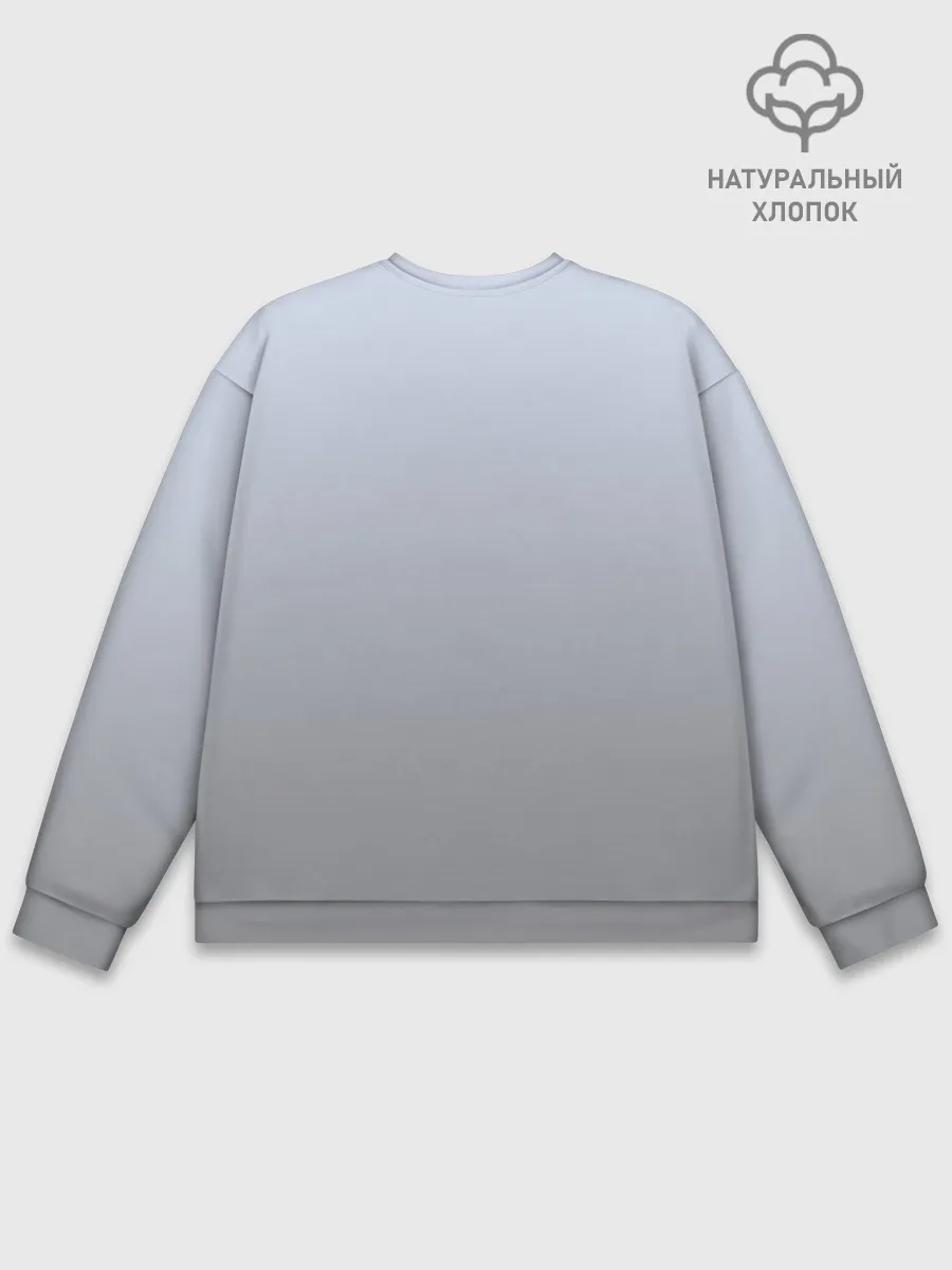 Мужской свитшот базовый / мультяшный пингвин