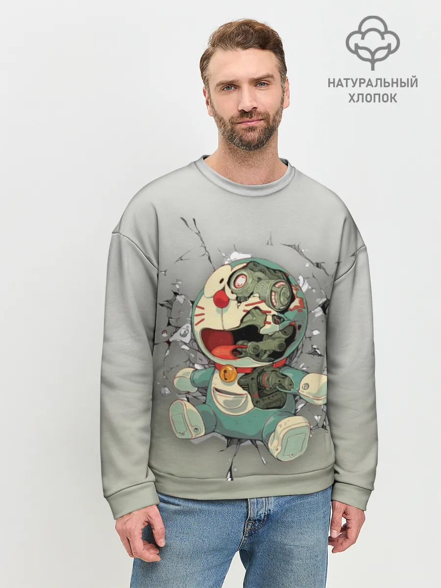 Мужской свитшот базовый / Doraeman