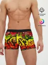 Мужские трусы боксеры / Граффити