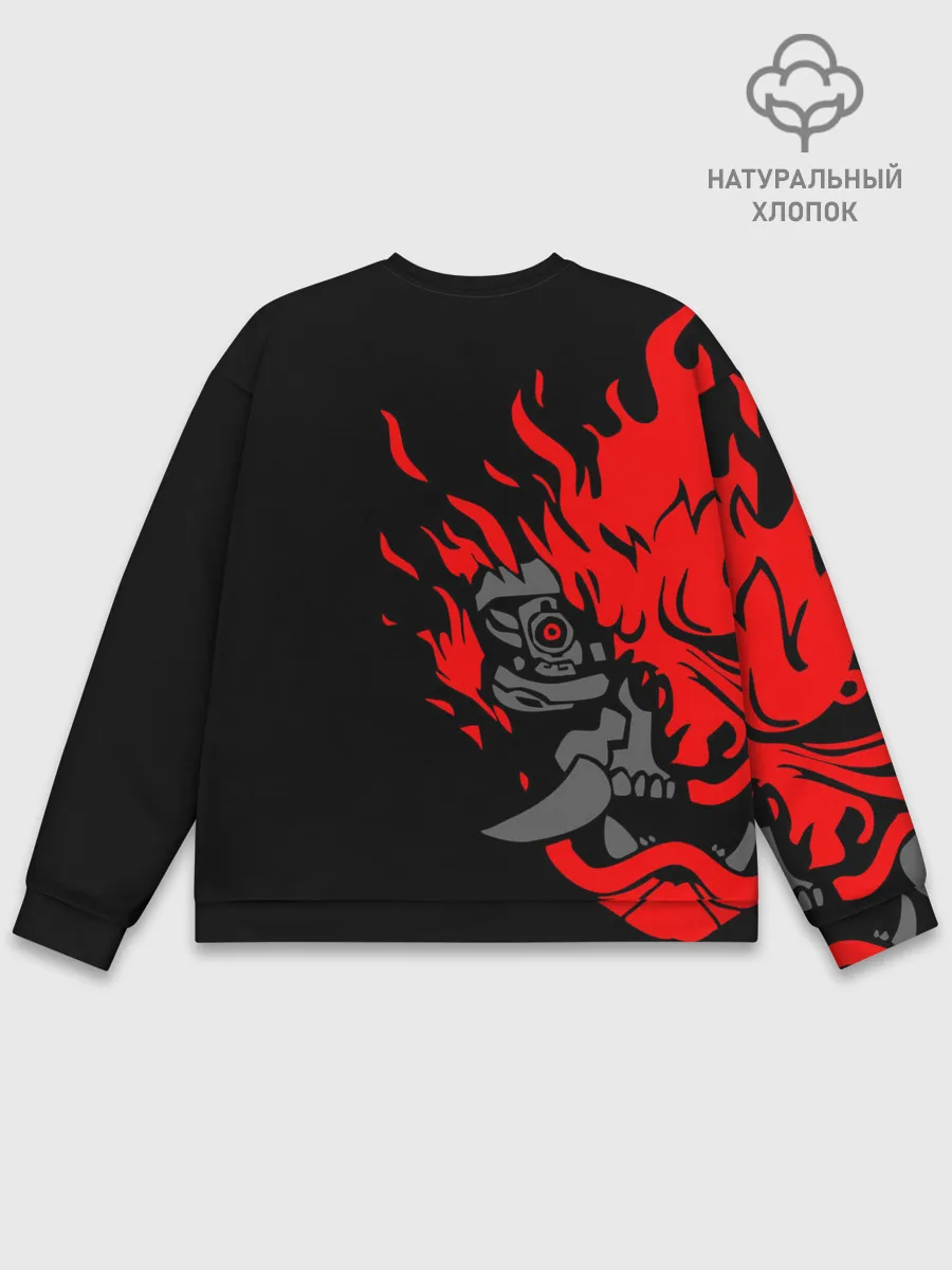 Мужской свитшот базовый / CYBERPUNK 2077 SAMURAI | САМУРАЙ