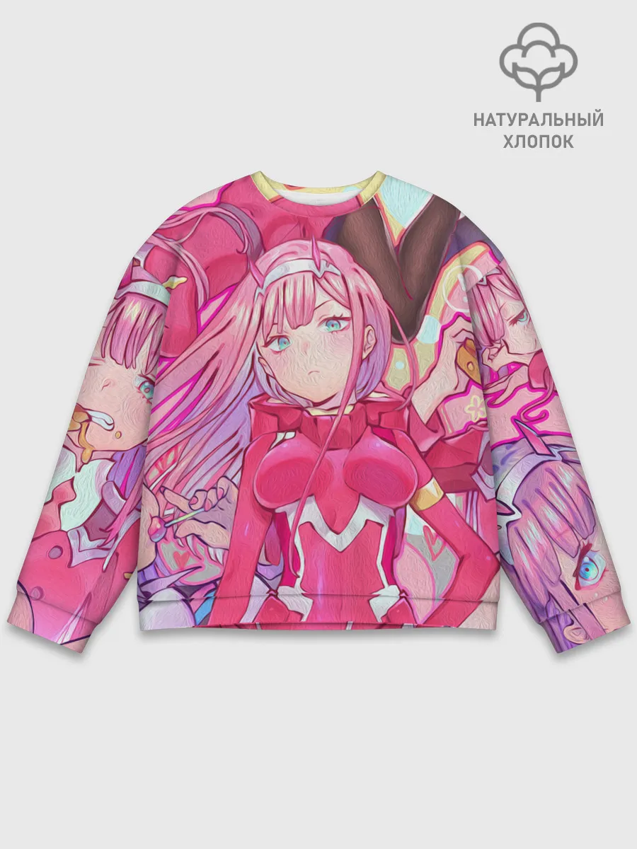 Мужской свитшот базовый / ноль два разная