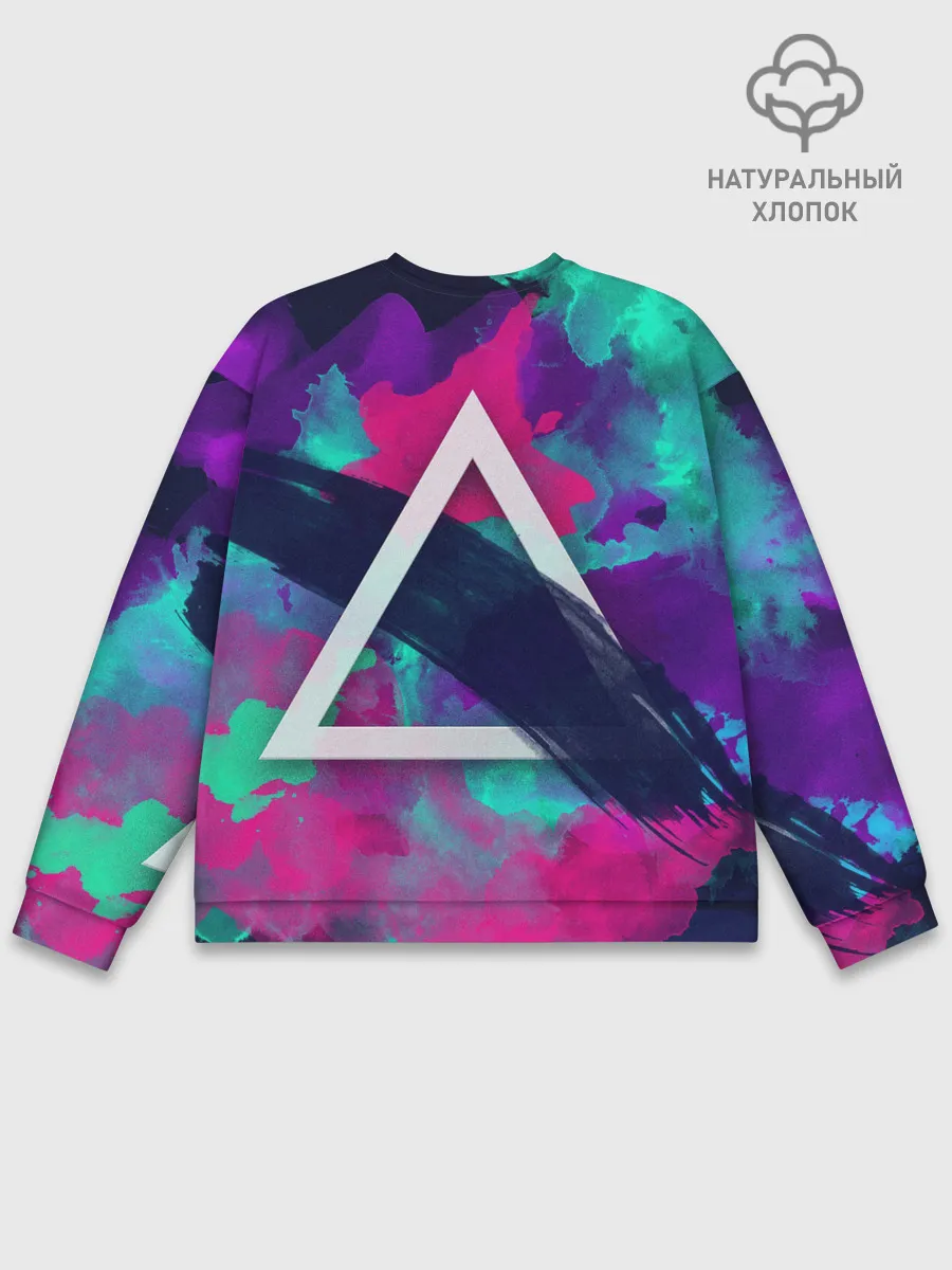 Мужской свитшот базовый / Абстракция