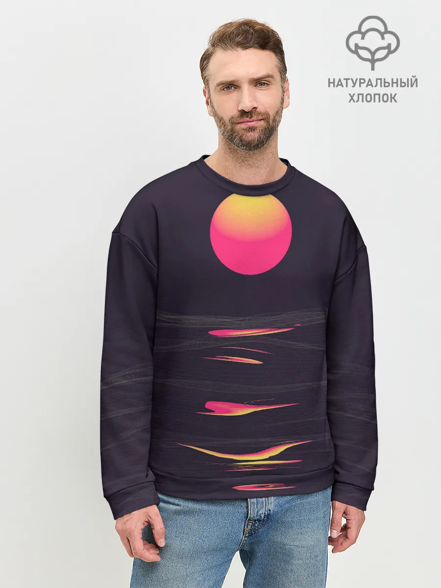 Мужской свитшот базовый / Абстракция