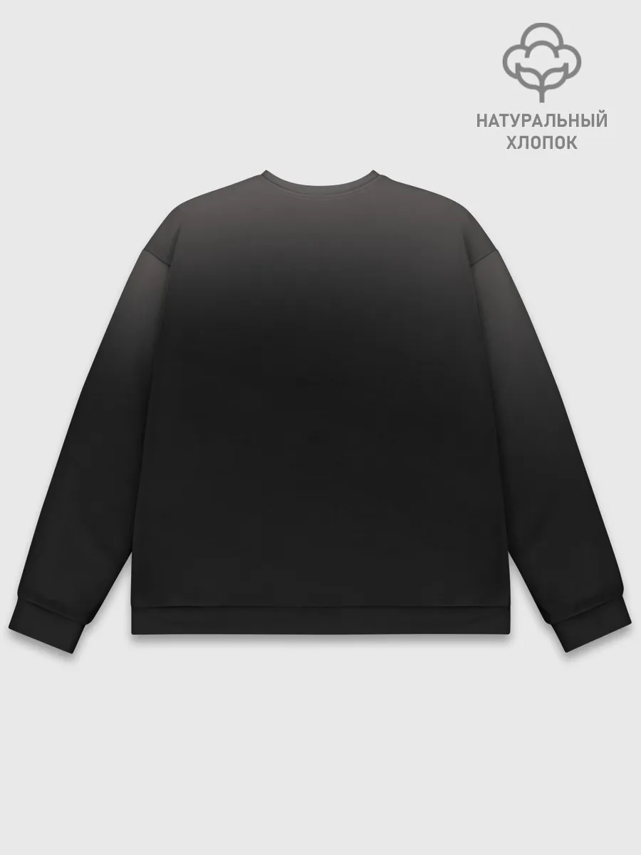 Мужской свитшот базовый / ярость Сайтамы