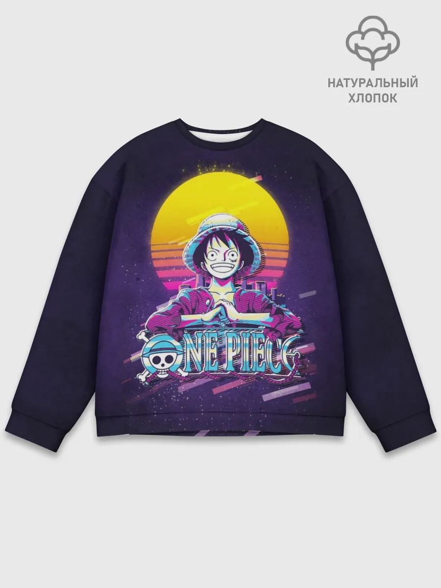 Мужской свитшот базовый / Neon One Piece