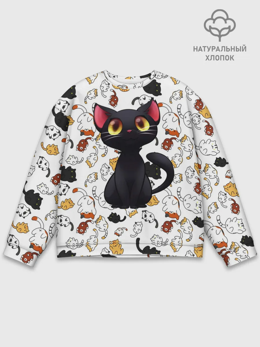Мужской свитшот базовый / Котэ | Котята