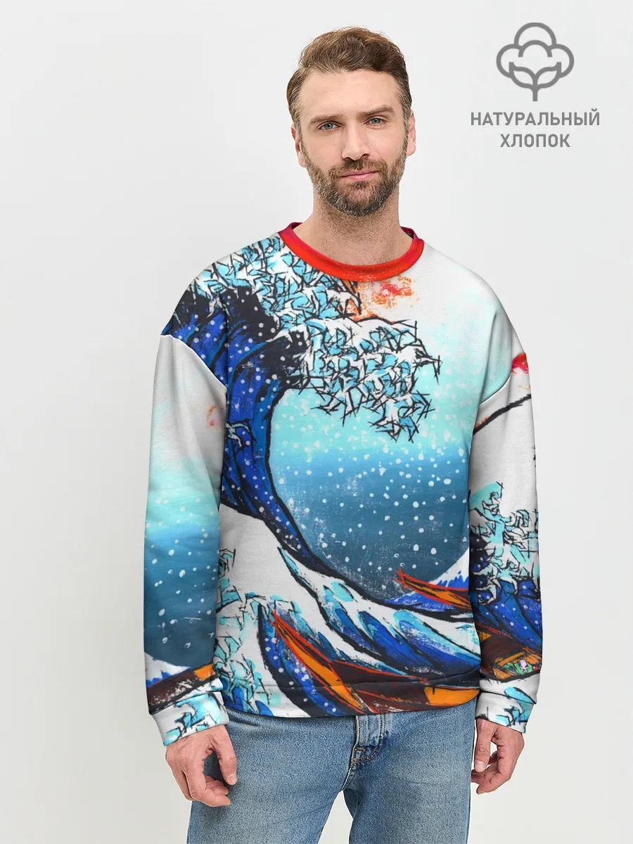 Мужской свитшот базовый / Ghost of Tsushima.