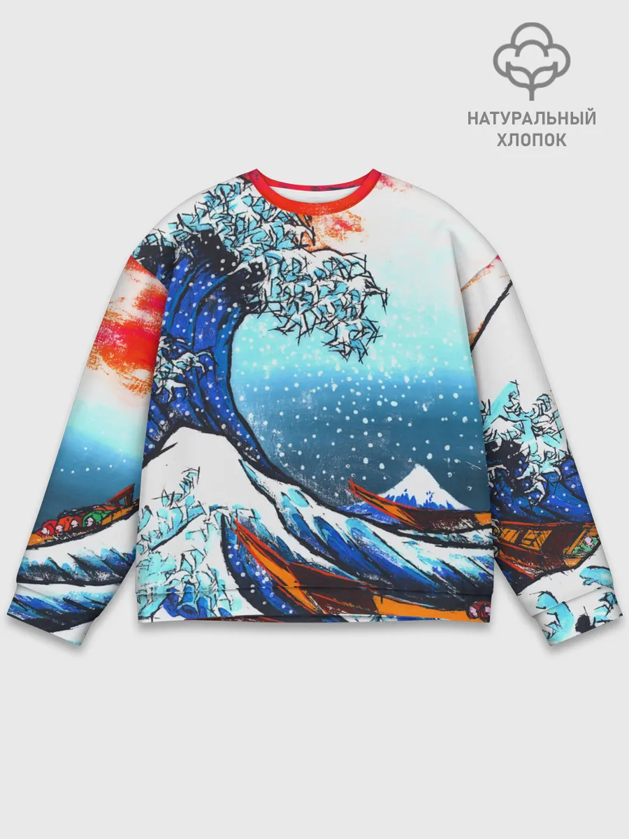 Мужской свитшот базовый / Ghost of Tsushima.