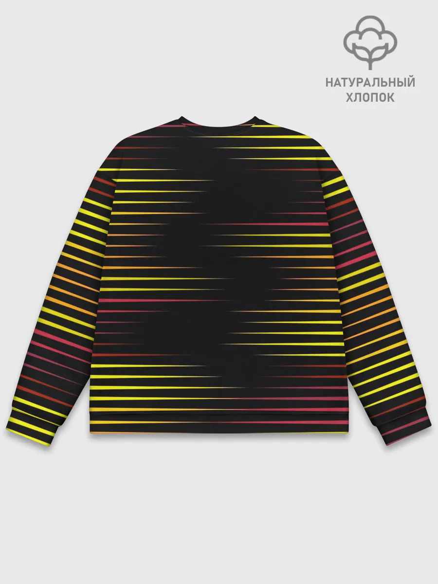 Мужской свитшот базовый / HORIZONTAL GEOMETRY