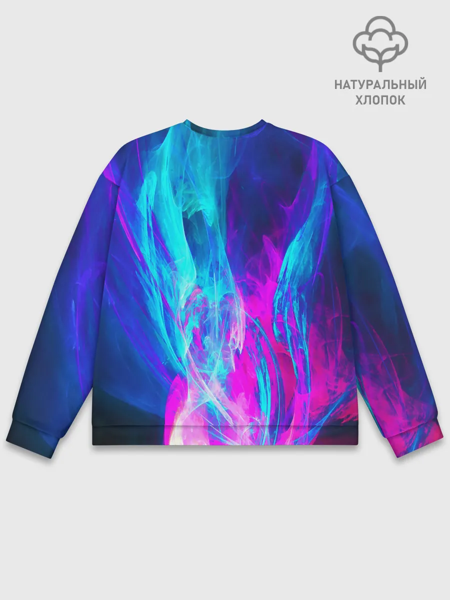 Мужской свитшот базовый / НЕОНОВЫЕ КРАСКИ