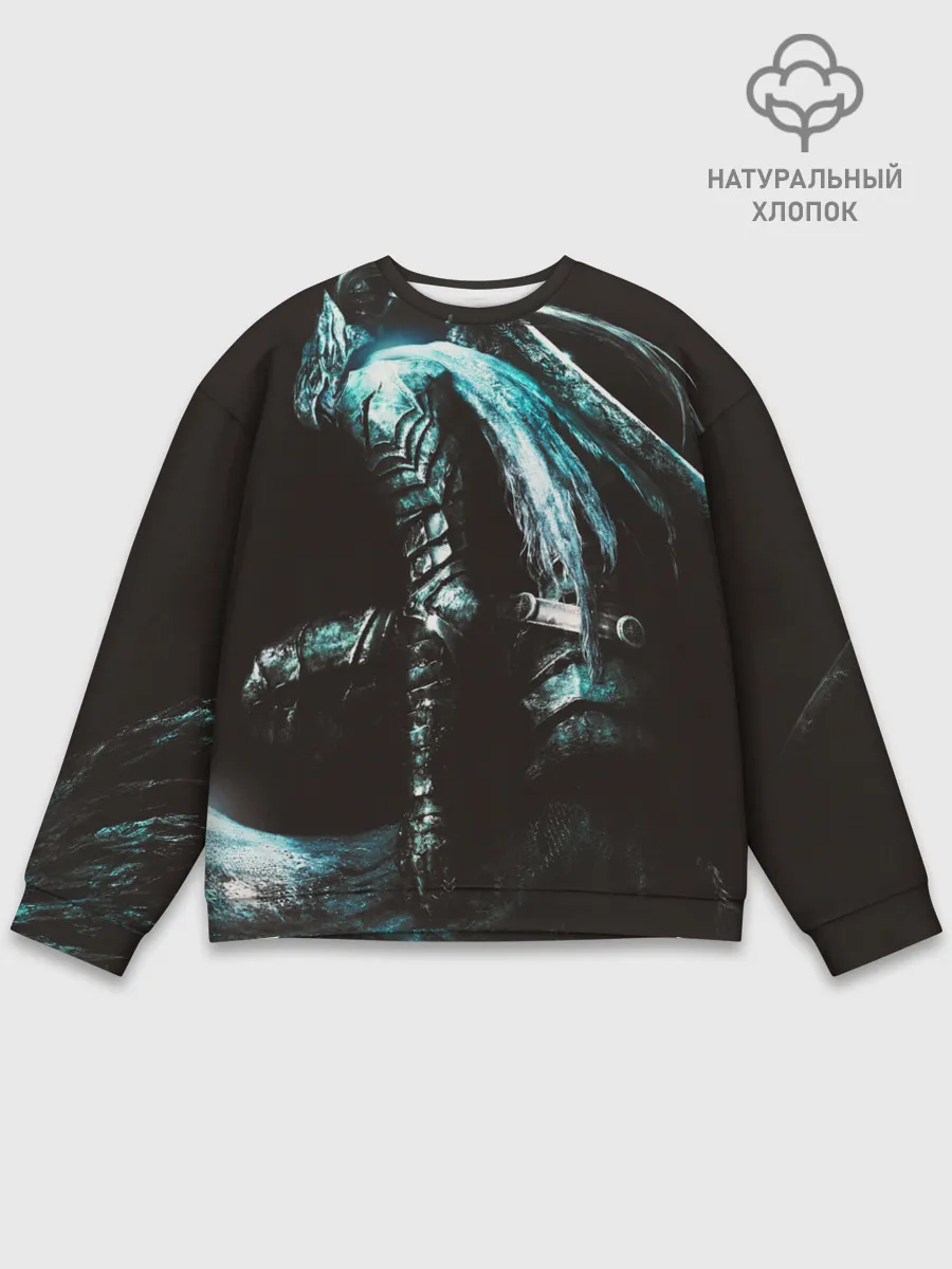 Мужской свитшот базовый / Dark Souls 3 Artorias art
